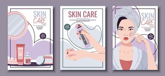Femme cosmétique asiatique
